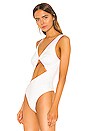 view 4 of 6 Yolanda Cut Out Bodysuit in Ivory