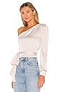view 3 of 5 Scottie One Shoulder Top in Bone