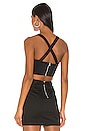 view 3 of 4 Kodie Buckle Crop Top in Black