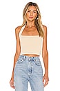 view 1 of 4 Evie Crop Top in Nude