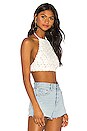 view 2 of 4 Emilee Crochet Halter Top in Cream