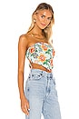 view 2 of 4 Sophia Bandana Top in Mint Floral