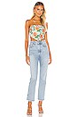 view 4 of 4 Sophia Bandana Top in Mint Floral