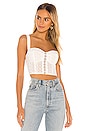 view 1 of 4 Romona Crop Top in White