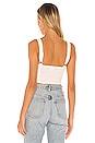 view 3 of 4 Romona Crop Top in White