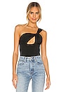 view 1 of 5 Jimena One Shoulder Bodysuit in Black