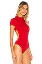 view 3 of 5 BODY AVEC LIEN À NOUER AU DOS YARA in Red