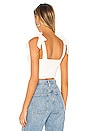 view 3 of 4 Jules Tie Strap Top in White