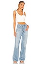view 4 of 4 Jules Tie Strap Top in White