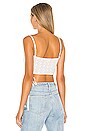view 3 of 5 TOP À LACETS RIA in White