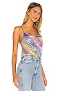 view 2 of 5 Naomie Rainbow Cami Top in Rainbow