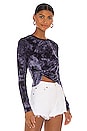view 2 of 4 Maria Twist Front Top in Blue Multi