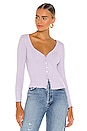 view 1 of 4 Nina Button Top in Lavender