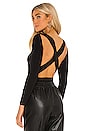 view 1 of 5 Isabel Backless Bodysuit in Black