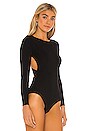 view 3 of 5 Isabel Backless Bodysuit in Black