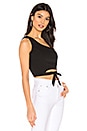 view 2 of 4 Rhea One Shoulder Top in Black