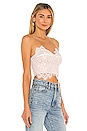 view 2 of 4 Kendall Lace Crop Top in White