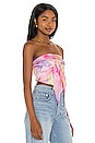 view 3 of 5 Tabitha Reversible Strapless Top in Pink Multi