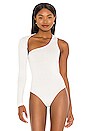 view 2 of 5 Alessandra Bodysuit in White