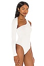 view 3 of 5 Alessandra Bodysuit in White