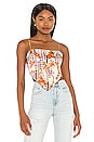 view 1 of 4 Nelly Scarf Top in Cream Multi
