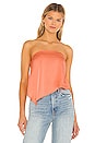 view 1 of 4 Cora Asymmetrical Top in Peach