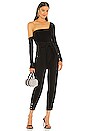 view 5 of 5 Haley One Shoulder Bodysuit in Black