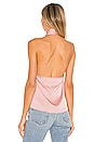 view 3 of 4 Amerie Pleated Halter Top in Blush