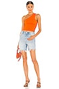 view 4 of 4 Anna Ruched Top in Orange