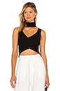 view 1 of 4 Alora Wrap Top in Black