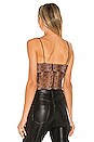 view 3 of 4 ELISHA 탑 in Brown Snake