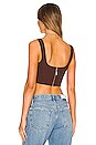 view 3 of 4 Jia Bustier Top in Brown