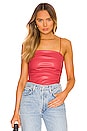 view 1 of 4 Stevie Ruched Top in Red