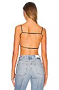 view 3 of 4 Sienna Strappy Back Top in Black