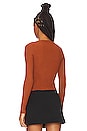 view 3 of 4 Sierra Knit Top in Brown