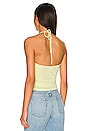 view 3 of 4 Marsha Scoop Top in Yellow