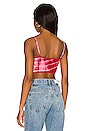 view 3 of 4 Denise Tie dye Top in Pink