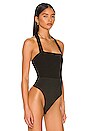 view 3 of 5 Reece Halter Bodysuit in Black