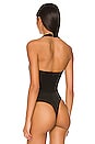 view 4 of 5 Reece Halter Bodysuit in Black