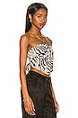 view 2 of 4 Sophia Bandana Top in Zebra Chain