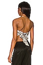 view 3 of 4 Sophia Bandana Top in Zebra Chain