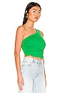 view 2 of 4 Anna Ruched Top in Green