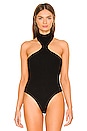 view 2 of 5 Kallie Halter Bodysuit in Black