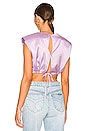 view 3 of 4 Renee Crop Top in Lavender