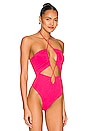 view 3 of 5 Valentine Strappy Bodysuit in Pink