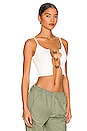 view 2 of 4 Jhene Butterfly Top in White