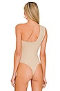 view 4 of 5 Rockie One Shoulder Bodysuit in Nude