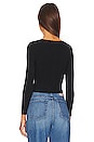 view 3 of 4 Gabby Cut Out Top in Black