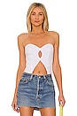 view 1 of 4 Nika Sweetheart Top in White