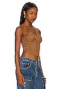 view 2 of 4 Tatyana Corset Top in Brown